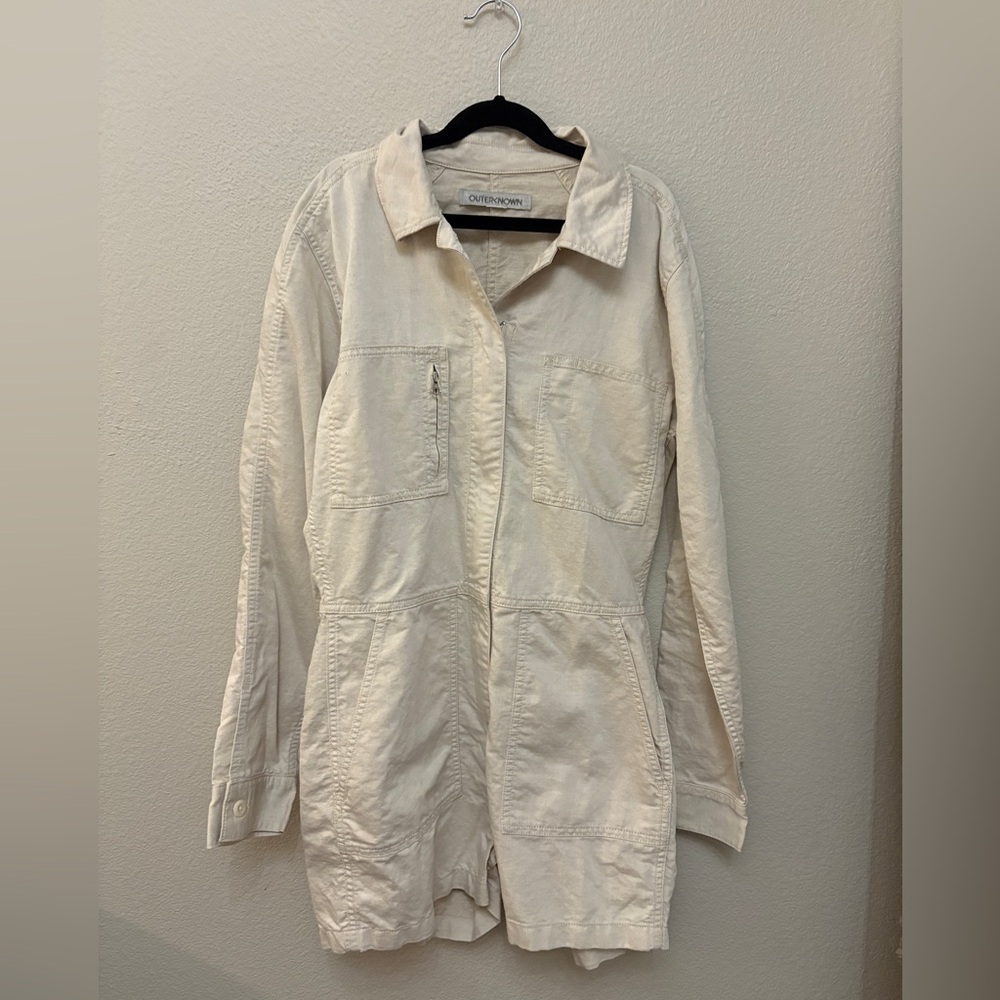 Outerknown Women's Cream Jumpsuit